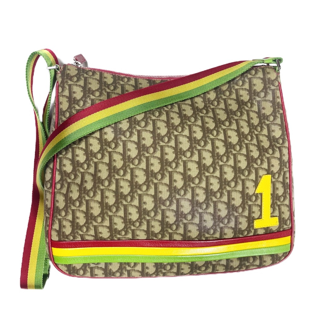 Christian Dior SS04 Rasta Oblique Messenger Bag